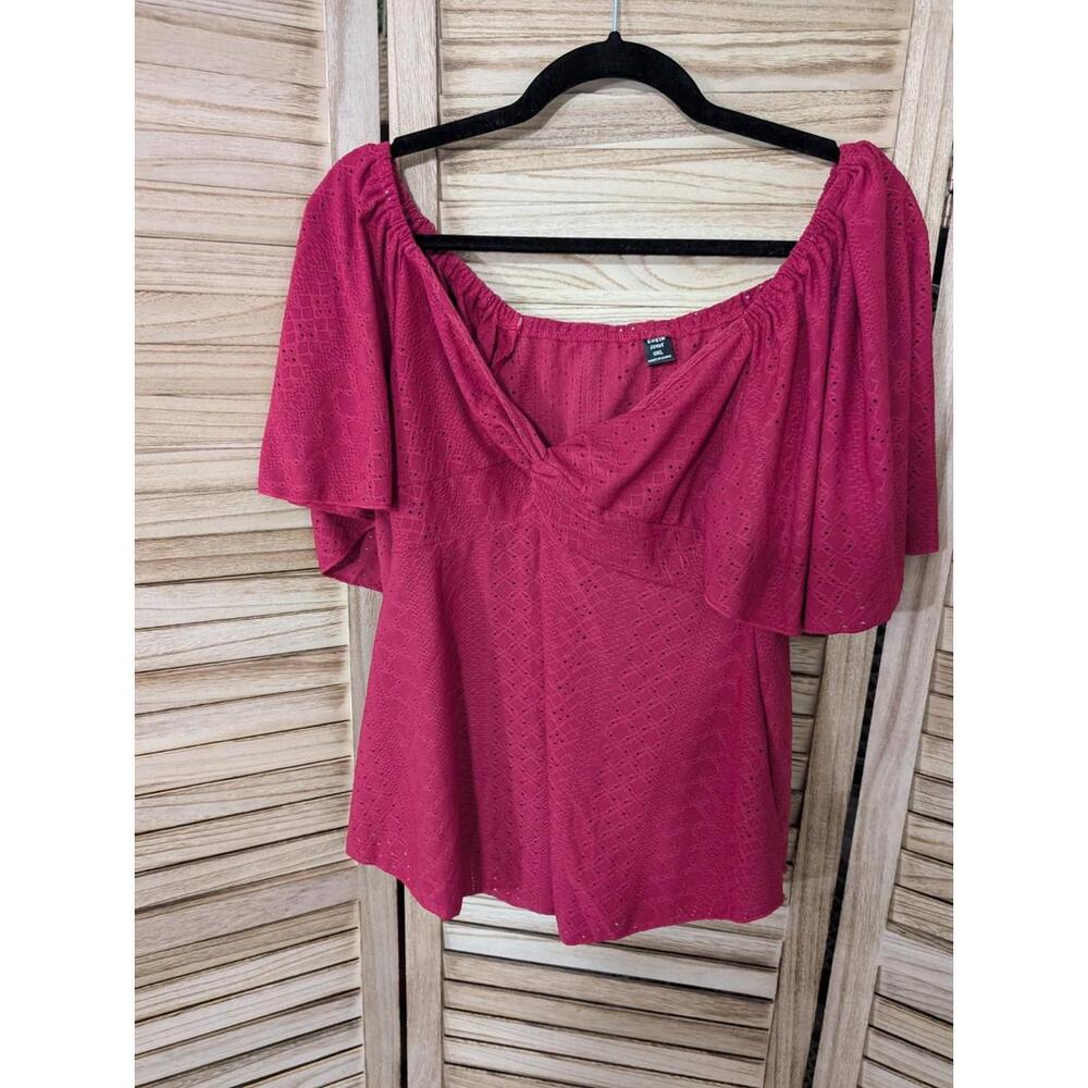 Shein 0XL Magenta‎ Top
